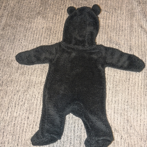 Carter's Blue Hooded Sherpa Bunting - Picture 4 of 7